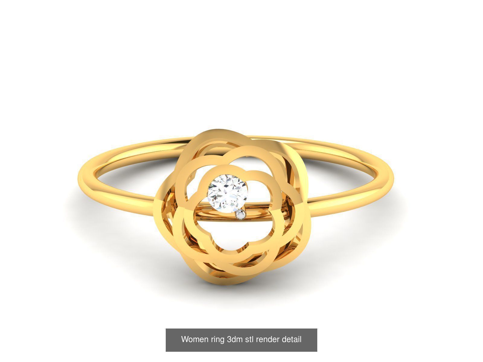 76 Light wt Bands Rings 3dm stl redders details 3D Model Collection_42