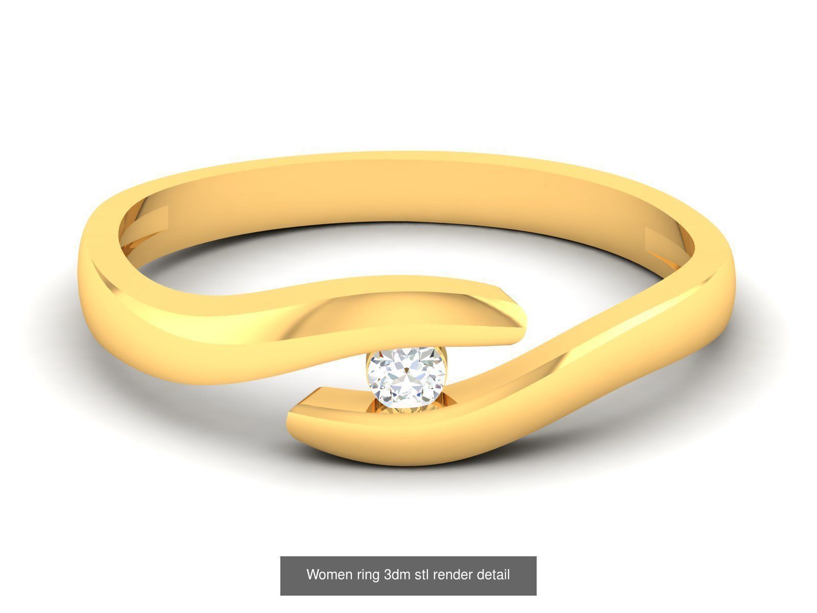 76 Light wt Bands Rings 3dm stl redders details 3D Model Collection_36