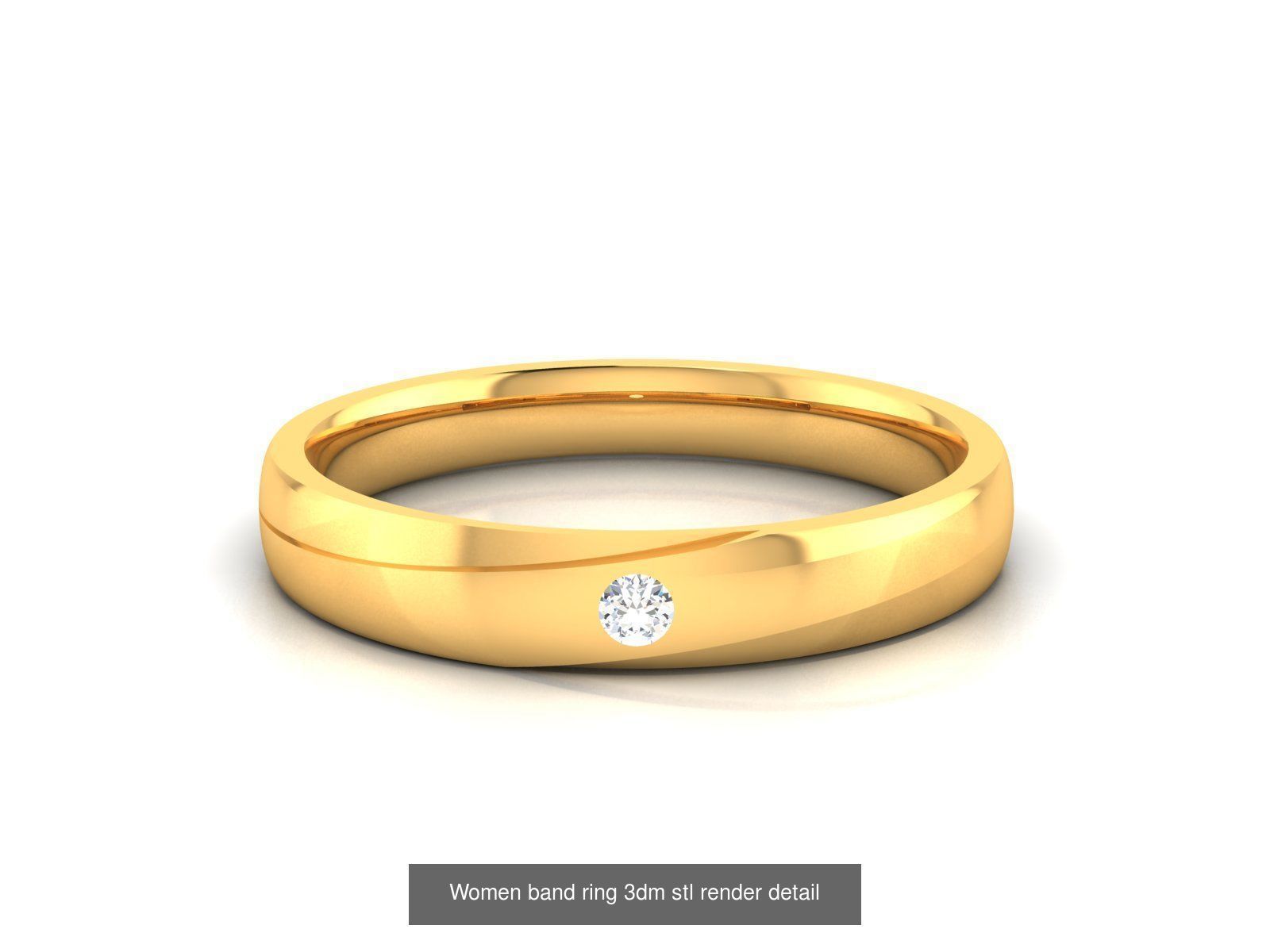 76 Light wt Bands Rings 3dm stl redders details 3D Model Collection_27