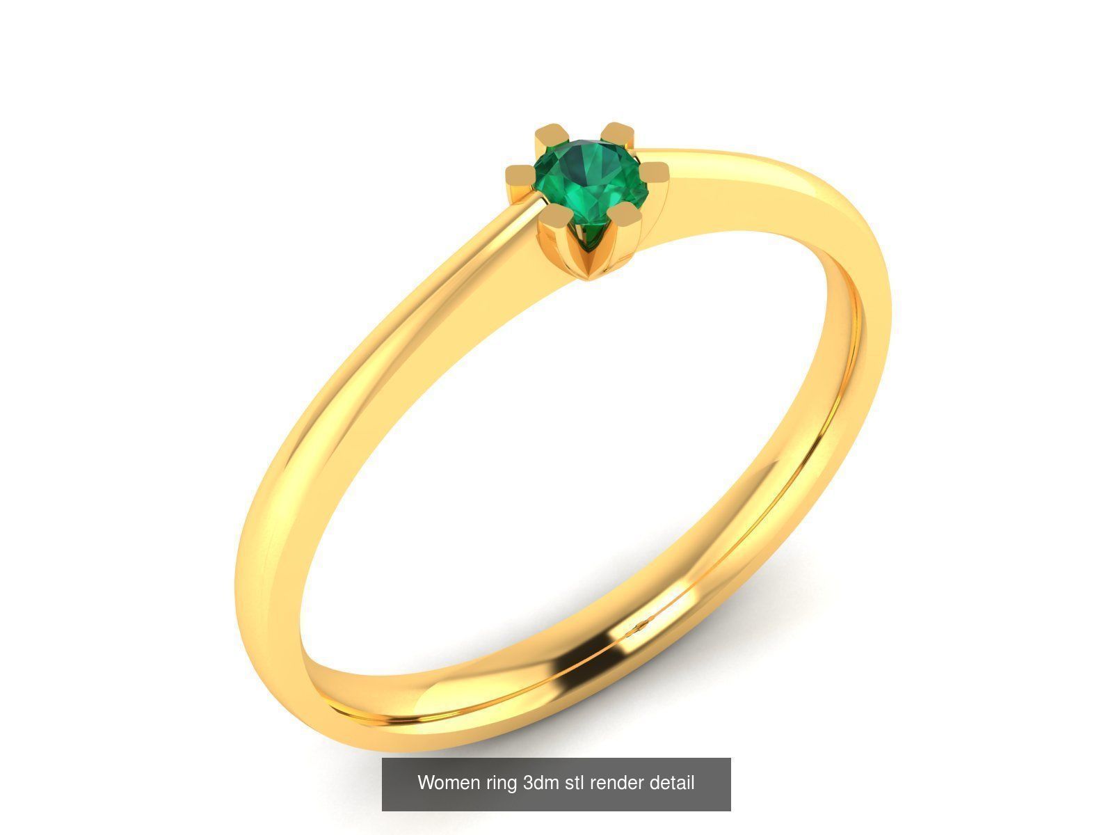 76 Light wt Bands Rings 3dm stl redders details 3D Model Collection_58