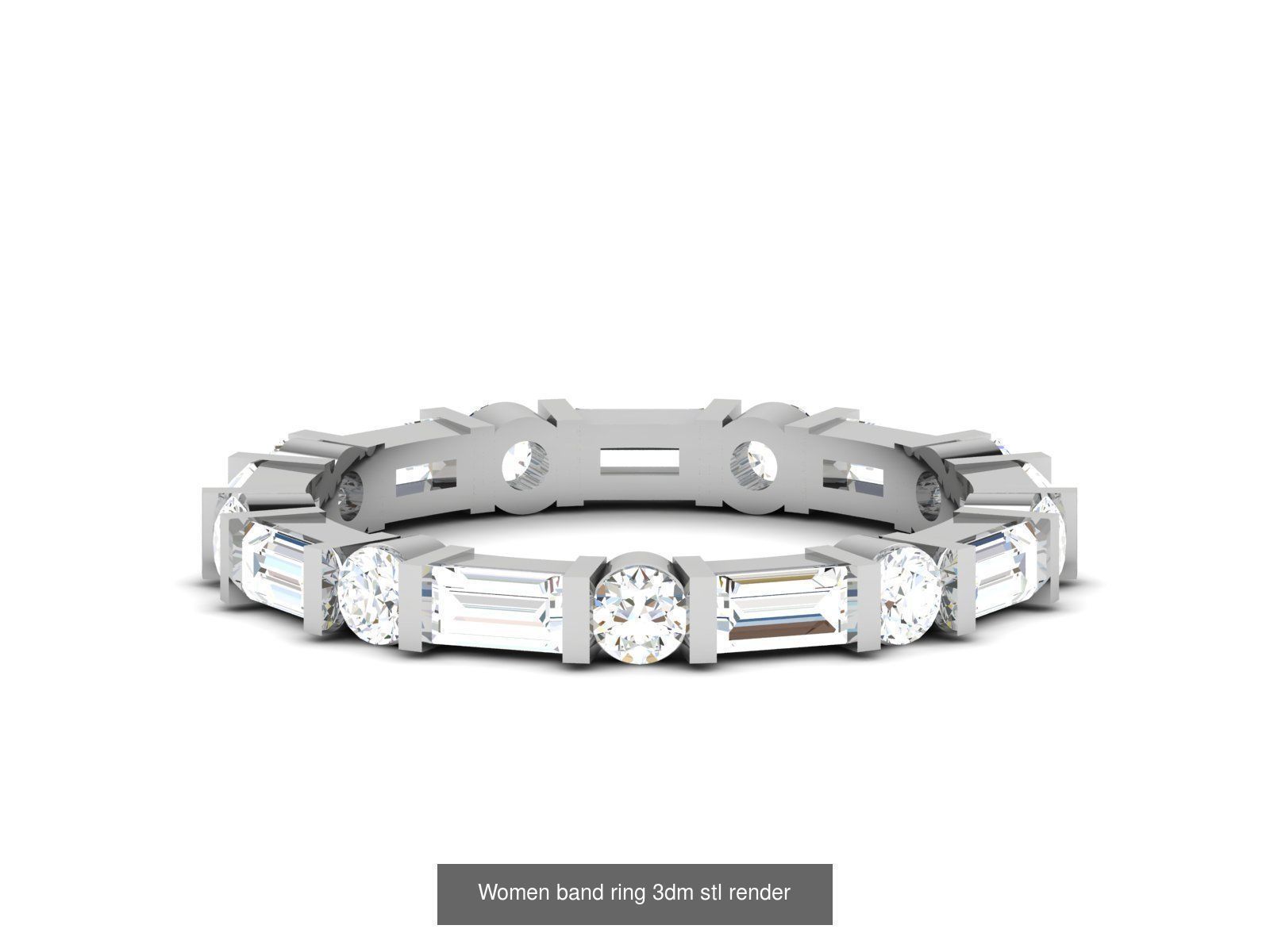 76 Light wt Bands Rings 3dm stl redders details 3D Model Collection_72