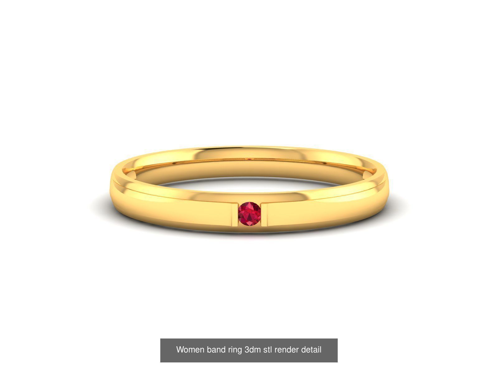 76 Light wt Bands Rings 3dm stl redders details 3D Model Collection_15