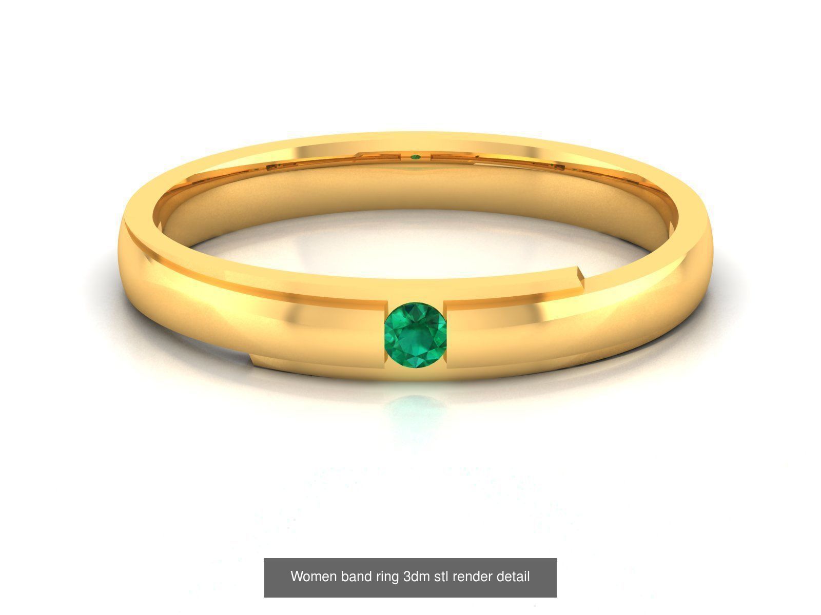 76 Light wt Bands Rings 3dm stl redders details 3D Model Collection_28