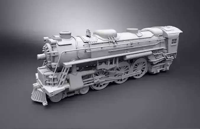 WW2 Troop Train Scale model  3D print model