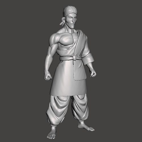 Namu 3D Model street fighter 3D print model