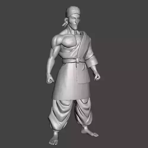 Namu 3D Model street fighter
