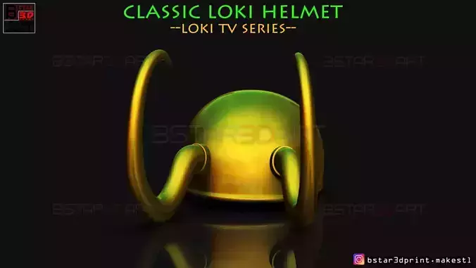Classic Loki Helmet - Loki TV series 2021 