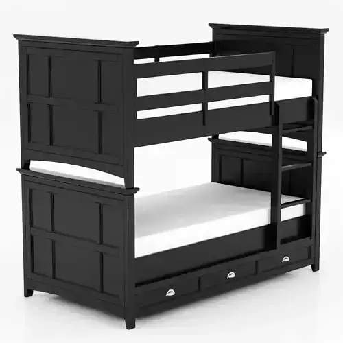 Magnussen Home Bennett Black Bunk Bed 2