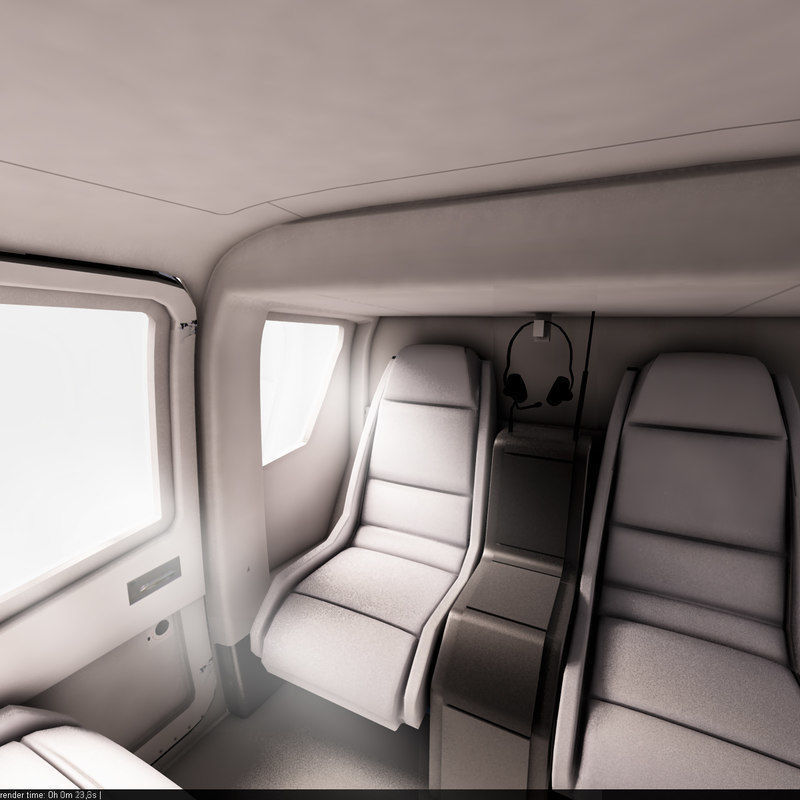 Eurocopter EC 135 Black Helicopter 3D model_13