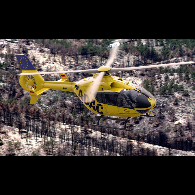 Eurocopter EC 135 Emergency Helicopter 3D model_3