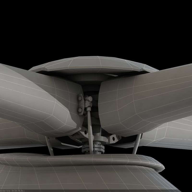 Eurocopter EC 135 Emergency Helicopter 3D model_19