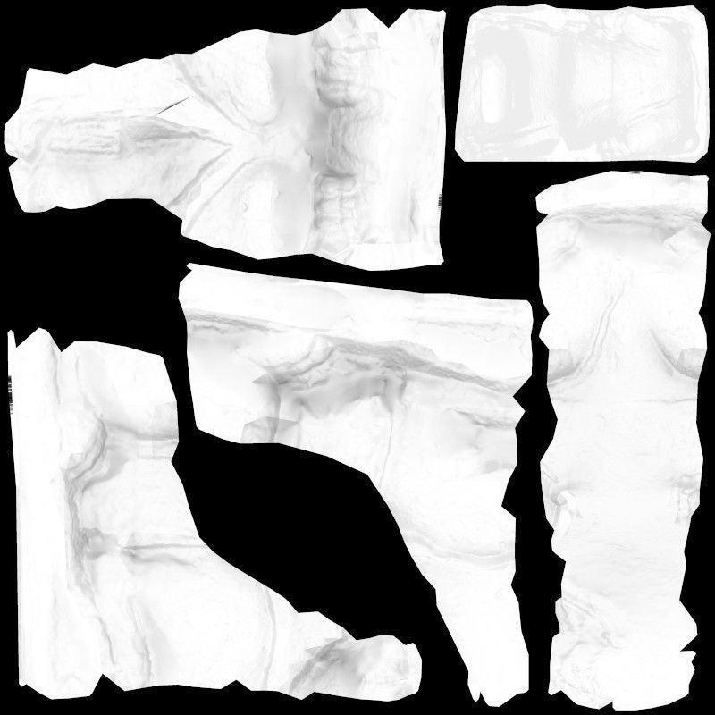 Ancient Sphynx Statue Low-poly 3D model_11