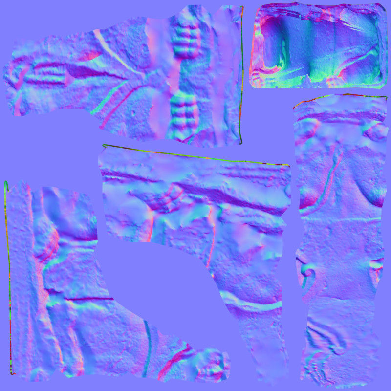 Ancient Sphynx Statue Low-poly 3D model_9