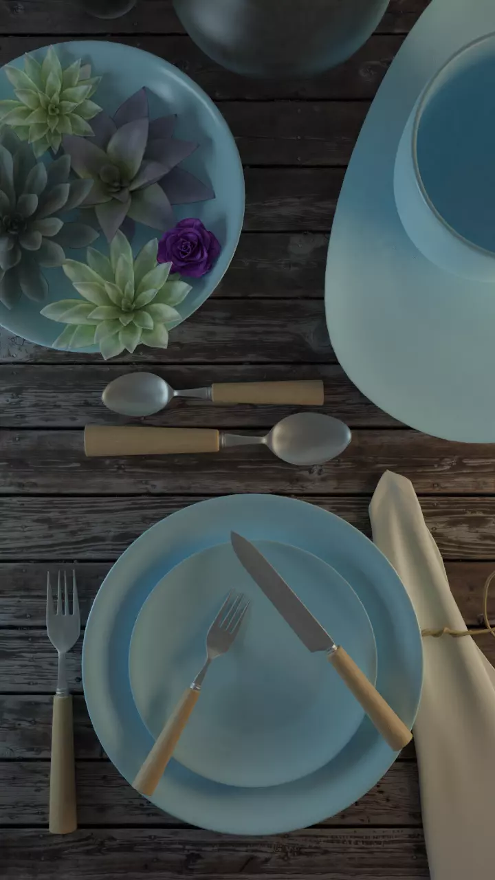 table ware 3D model_0