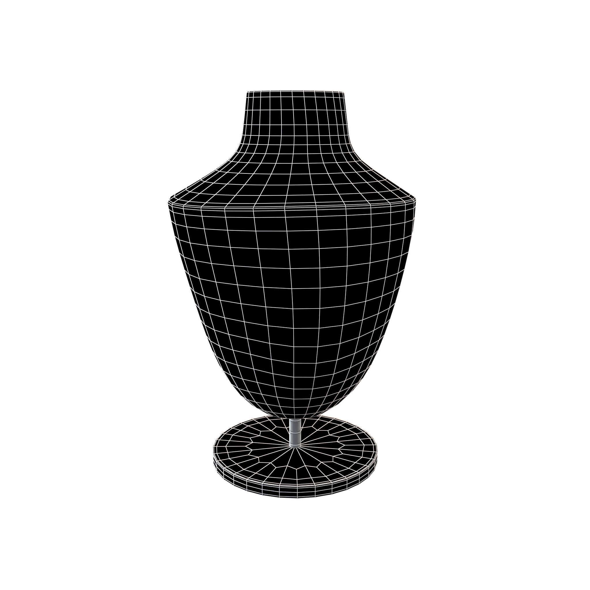 Necklace Display Stand v1 002 Low-poly 3D model_7