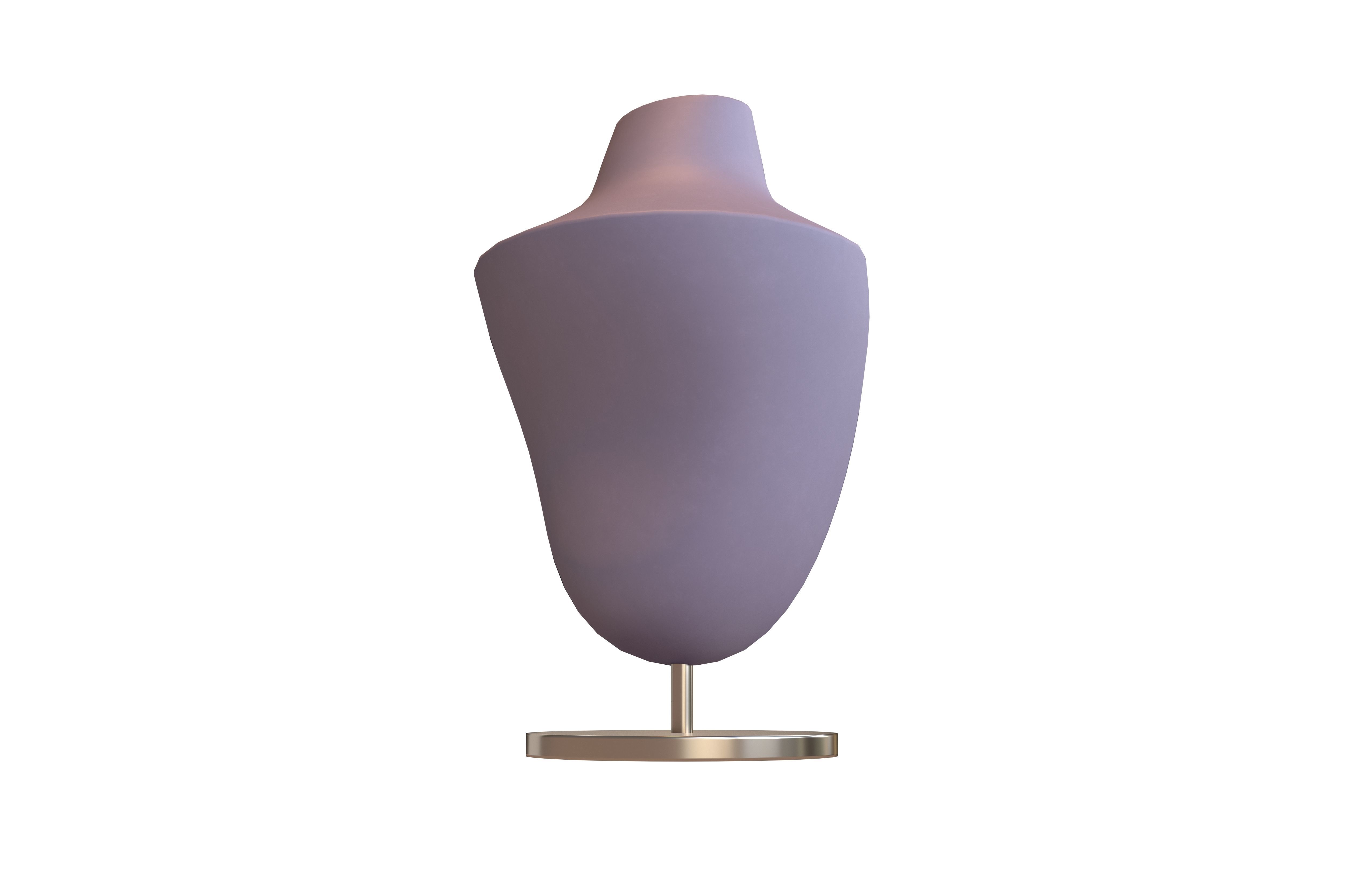 Necklace Display Stand v1 002 Low-poly 3D model_4