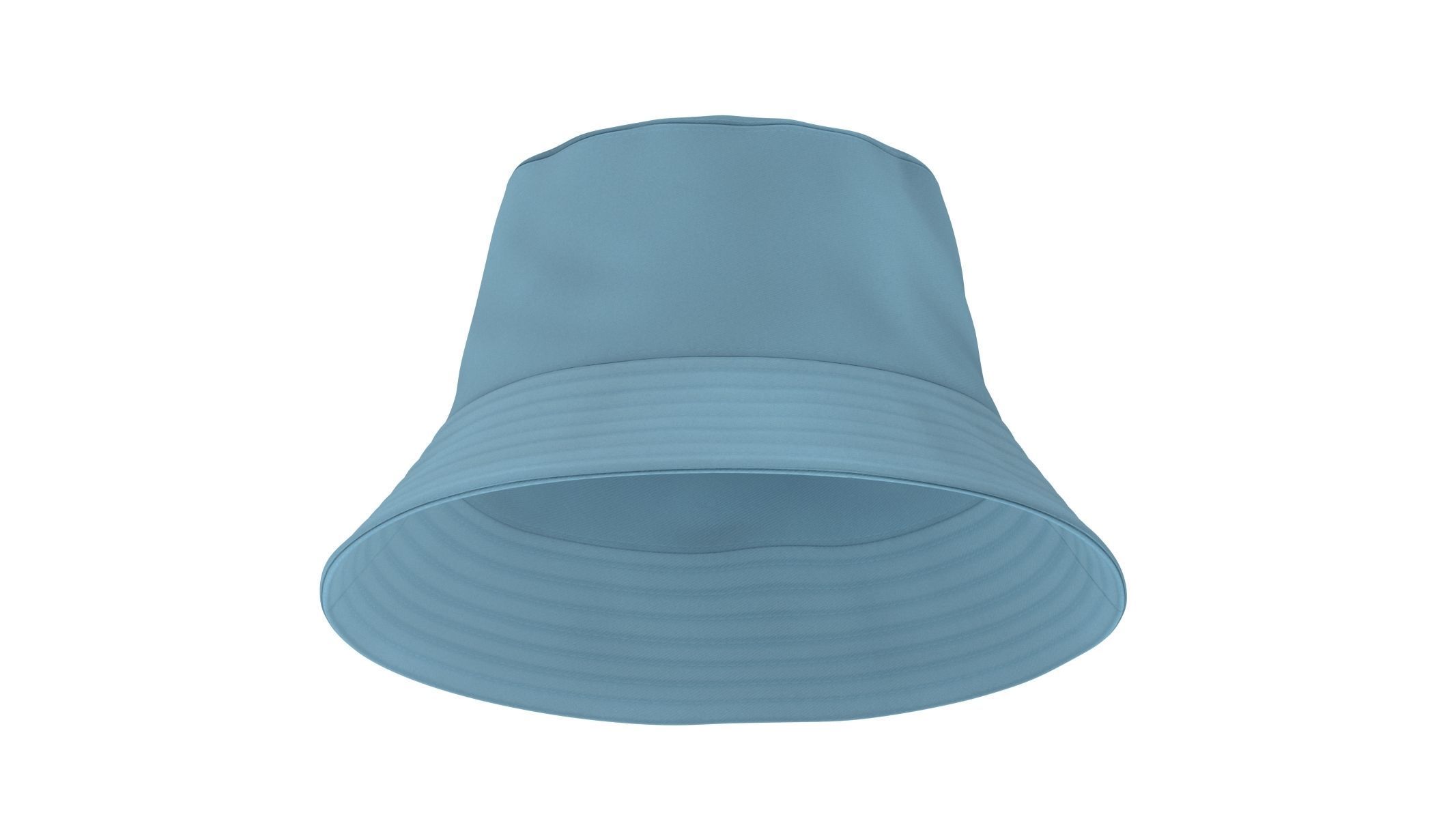 Bucket Hat Low-poly 3D model_1