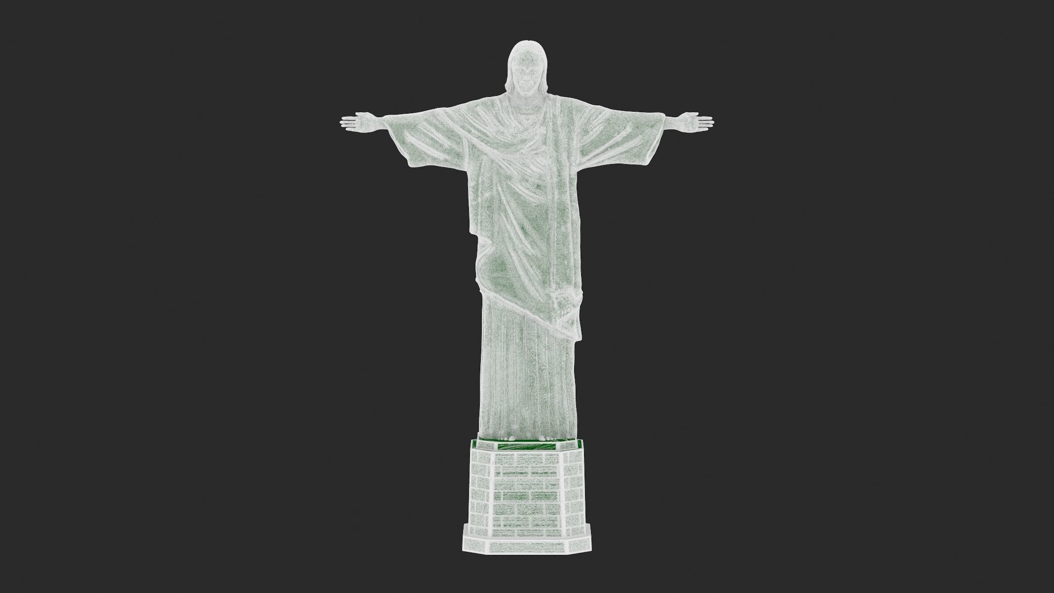 Christ the Redeemer Statue 3D Print 3D print model_10
