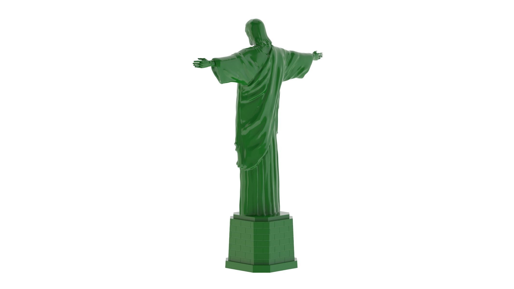 Christ the Redeemer Statue 3D Print 3D print model_3