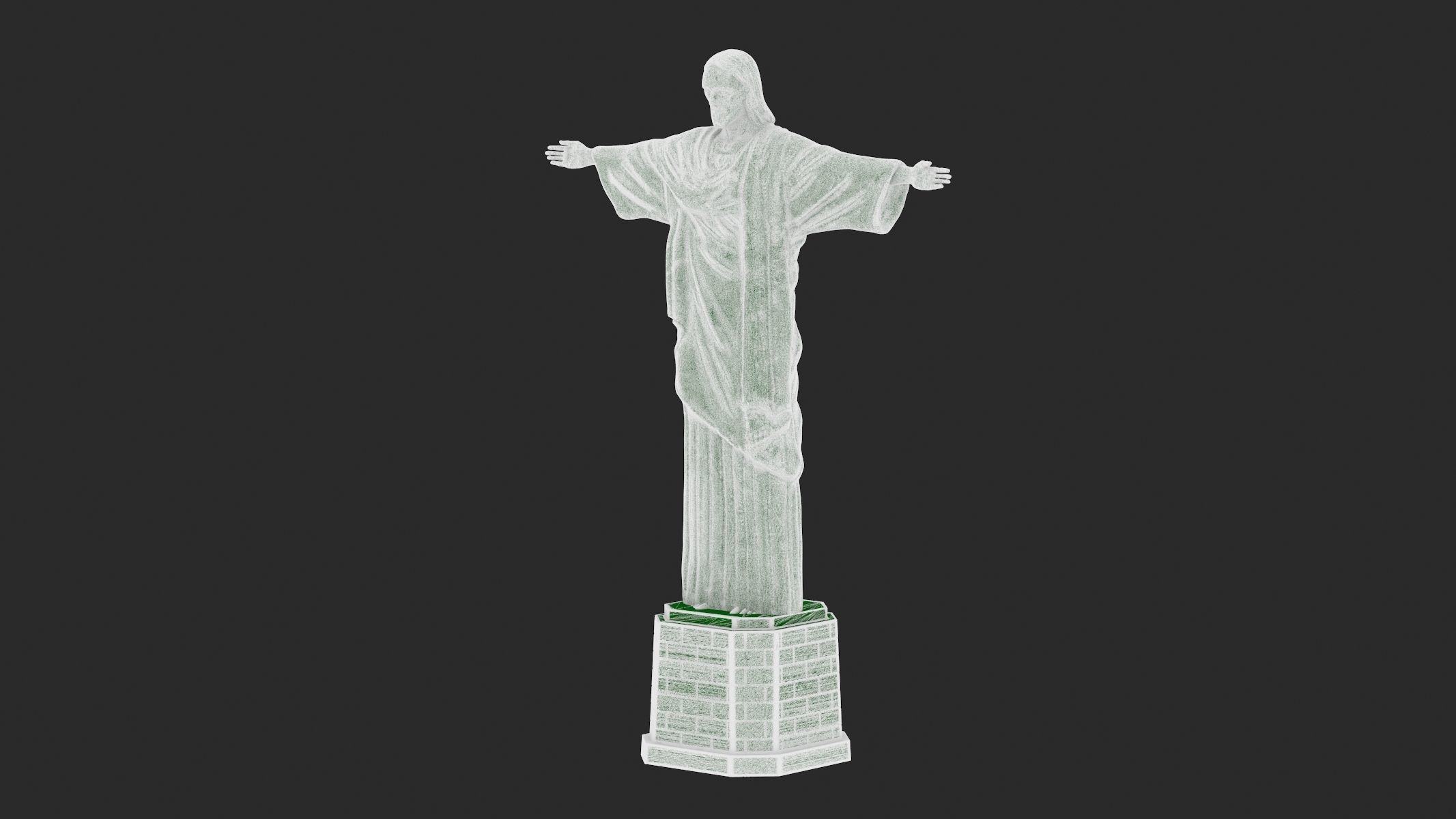 Christ the Redeemer Statue 3D Print 3D print model_14