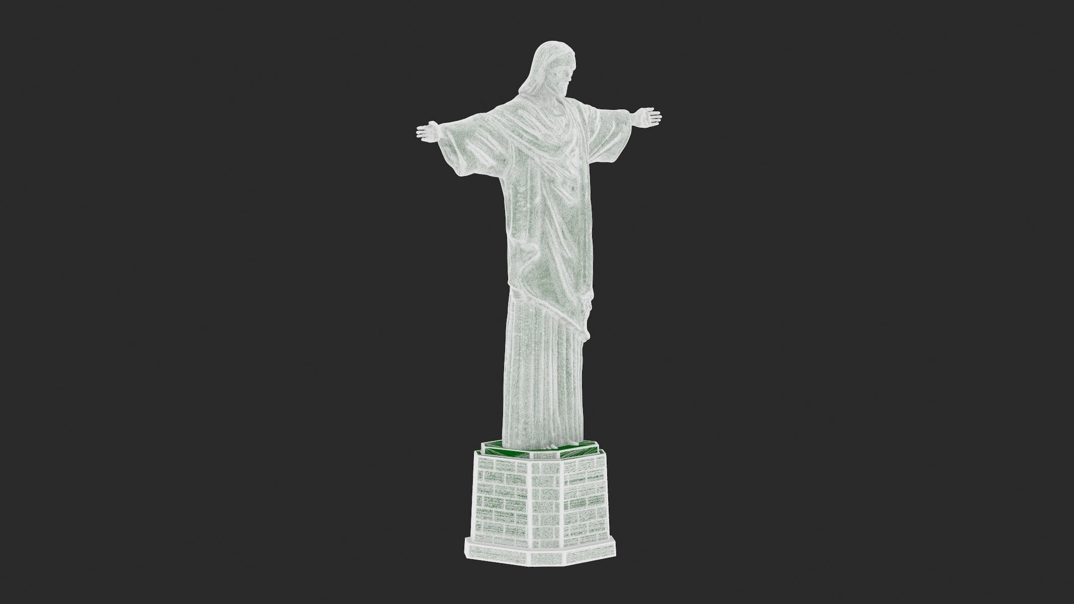 Christ the Redeemer Statue 3D Print 3D print model_11