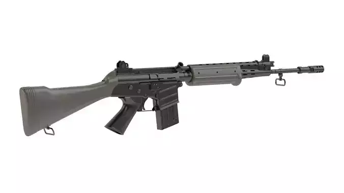 FN CAL 3D model