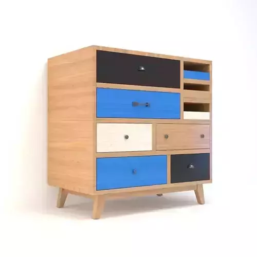 Retro Cupboard 3D model