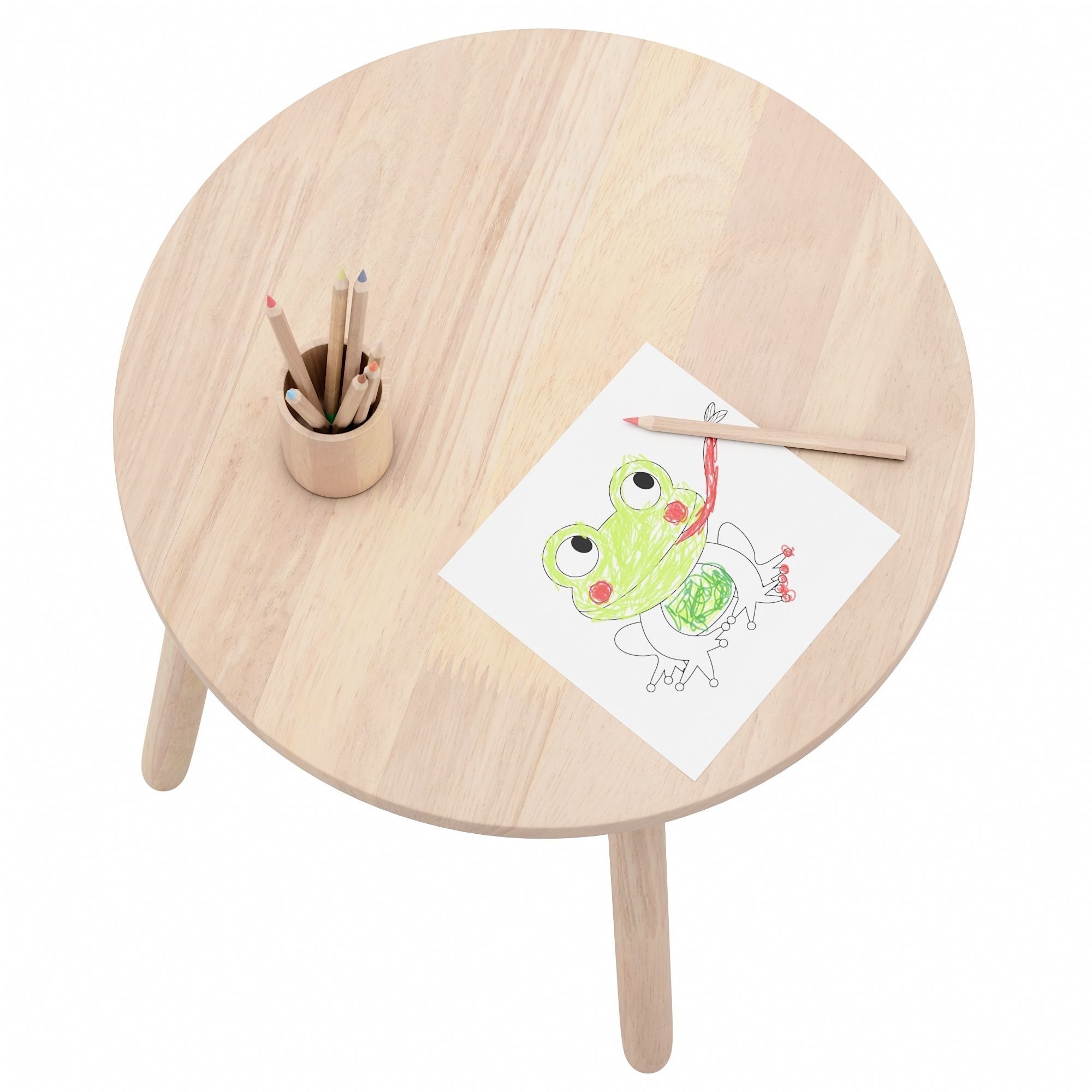 Dilcia Table Low-poly 3D model_5