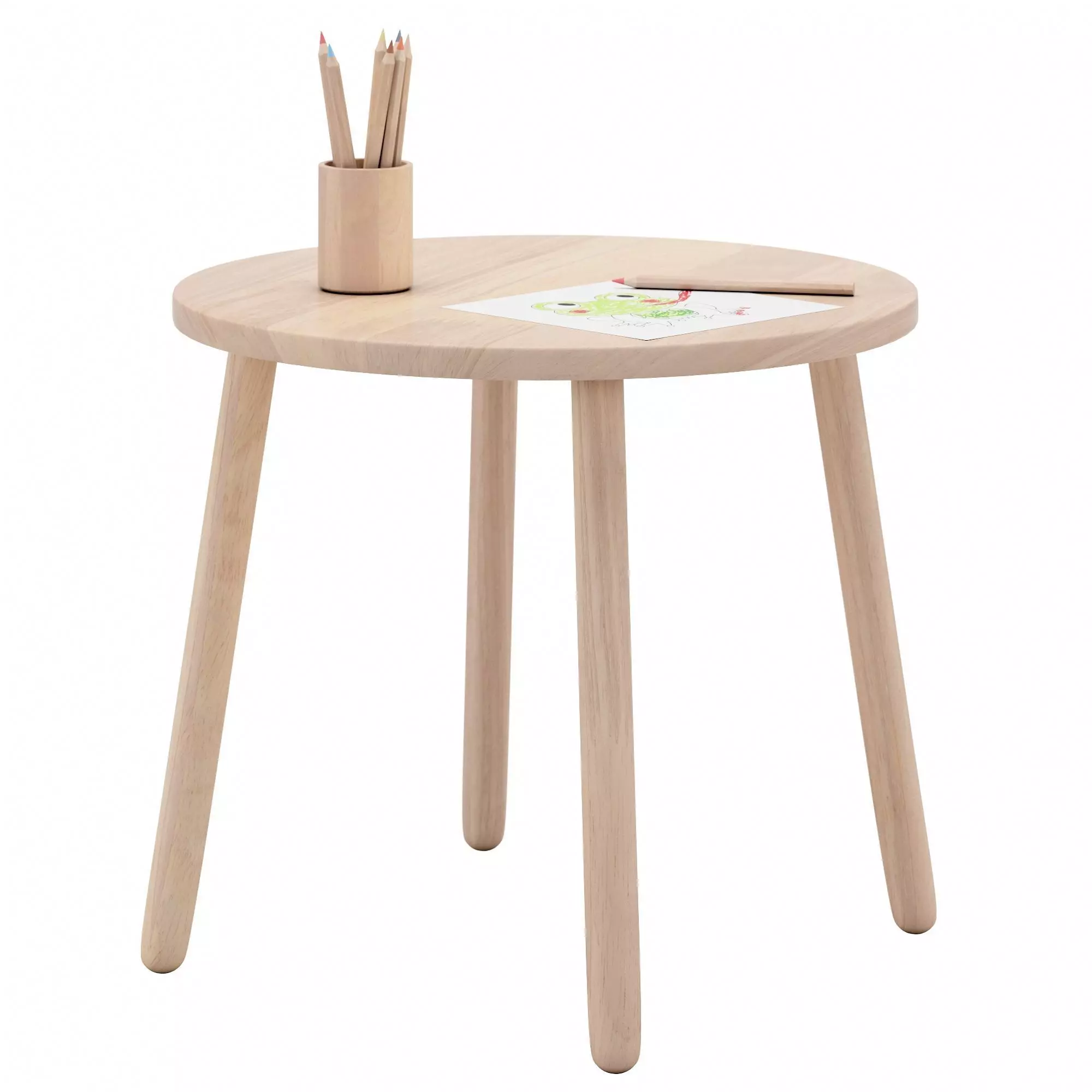 Dilcia Table Low-poly 3D model_0