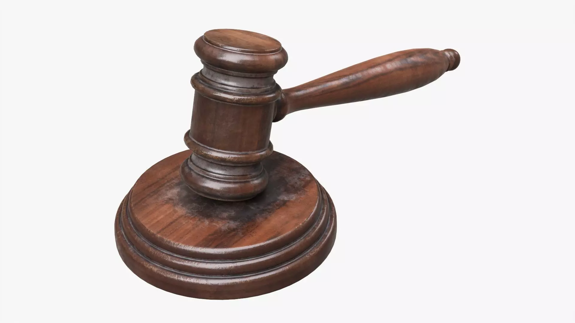 Judges gavel 02 3D model_0