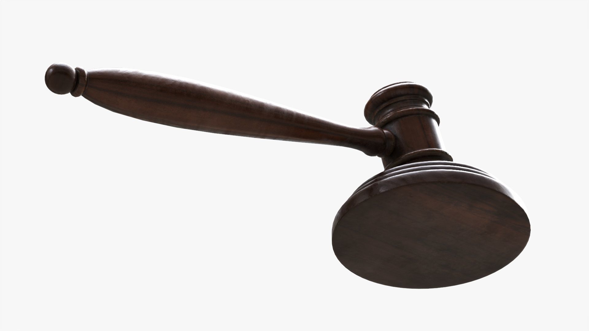 Judges gavel 02 3D model_2