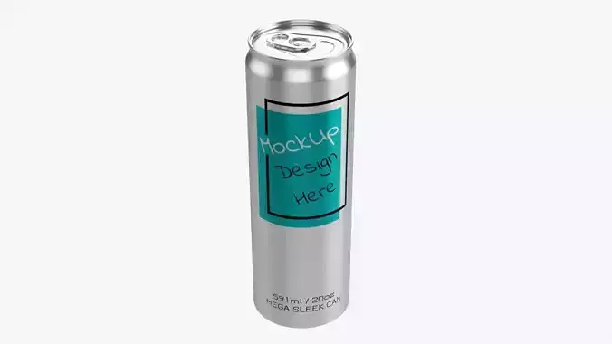 Mega Sleek beverage can 591 ml 20 oz
