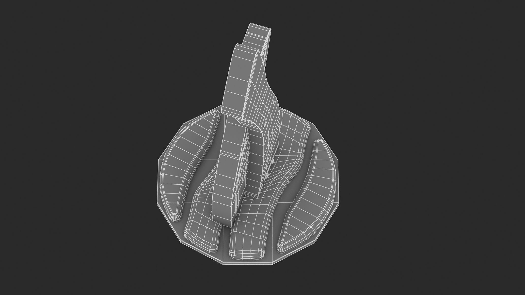 Lappset Fairy Carousel 3D model_7