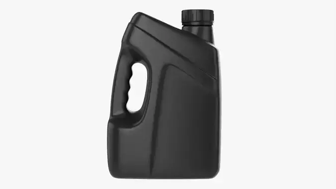 Plastic motor oil container