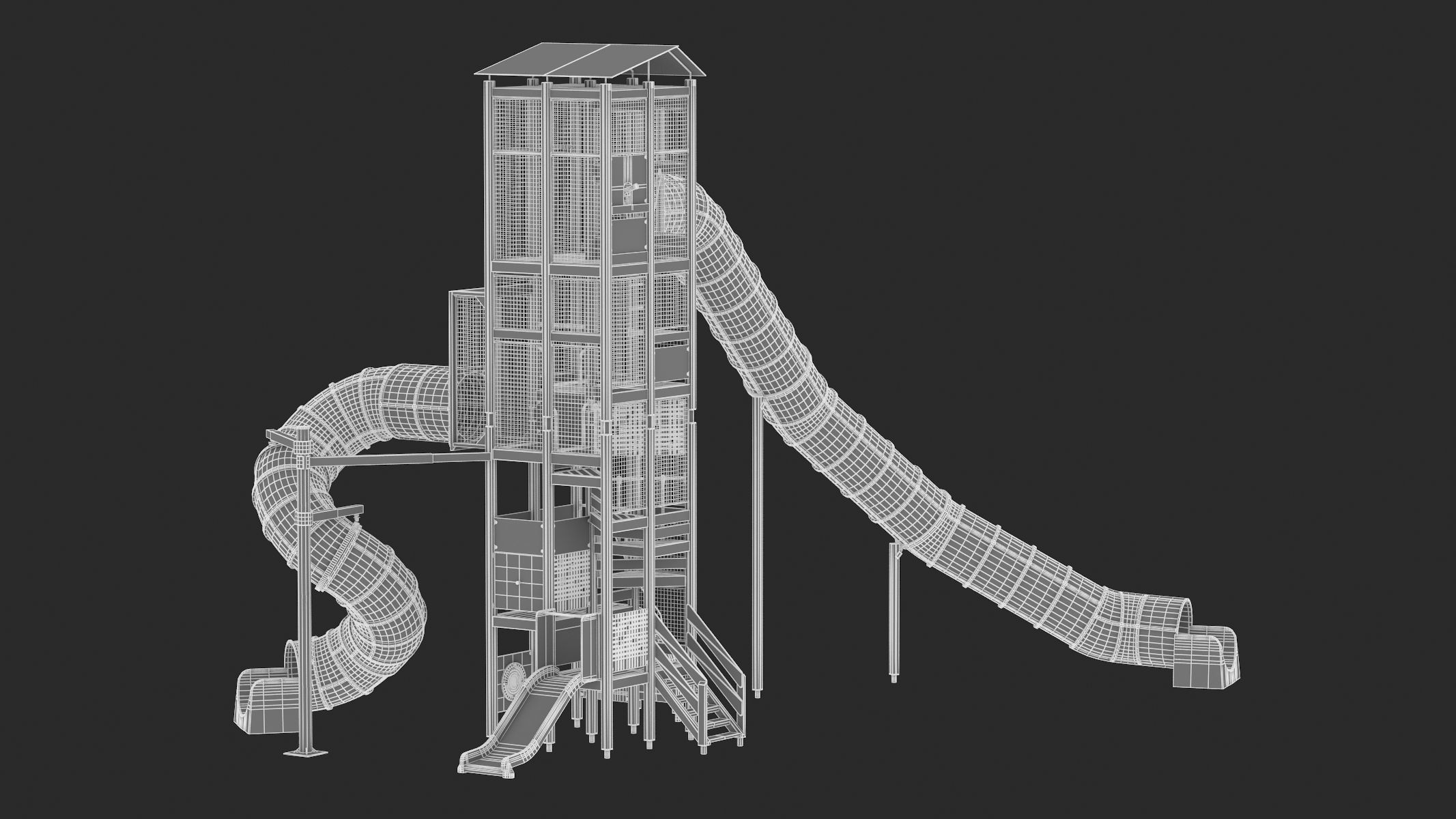 Lappset Skyline City  3D model_10