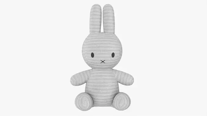 Rabbit soft toy 01