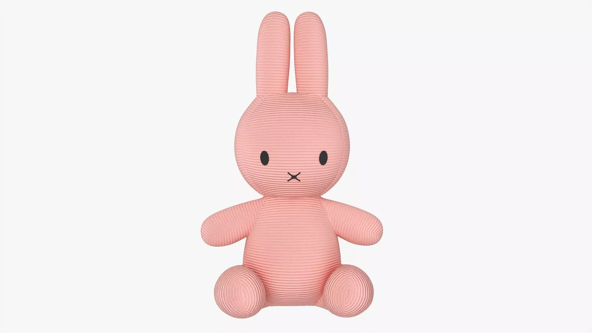 Rabbit soft toy 02 3D model