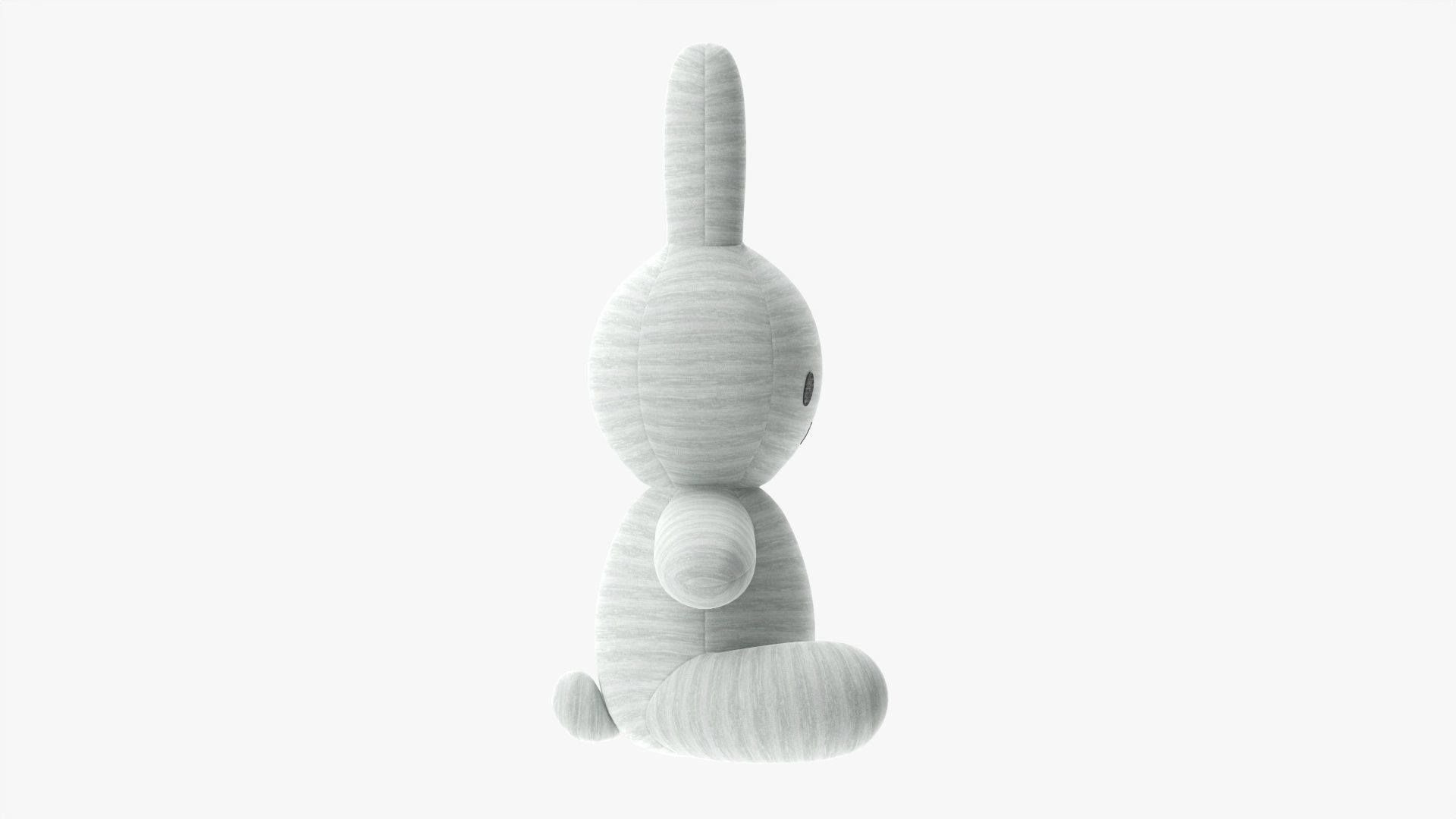 Rabbit soft toy 03 3D model_4