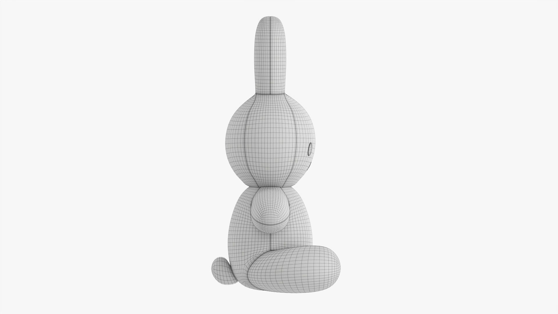 Rabbit soft toy 03 3D model_9