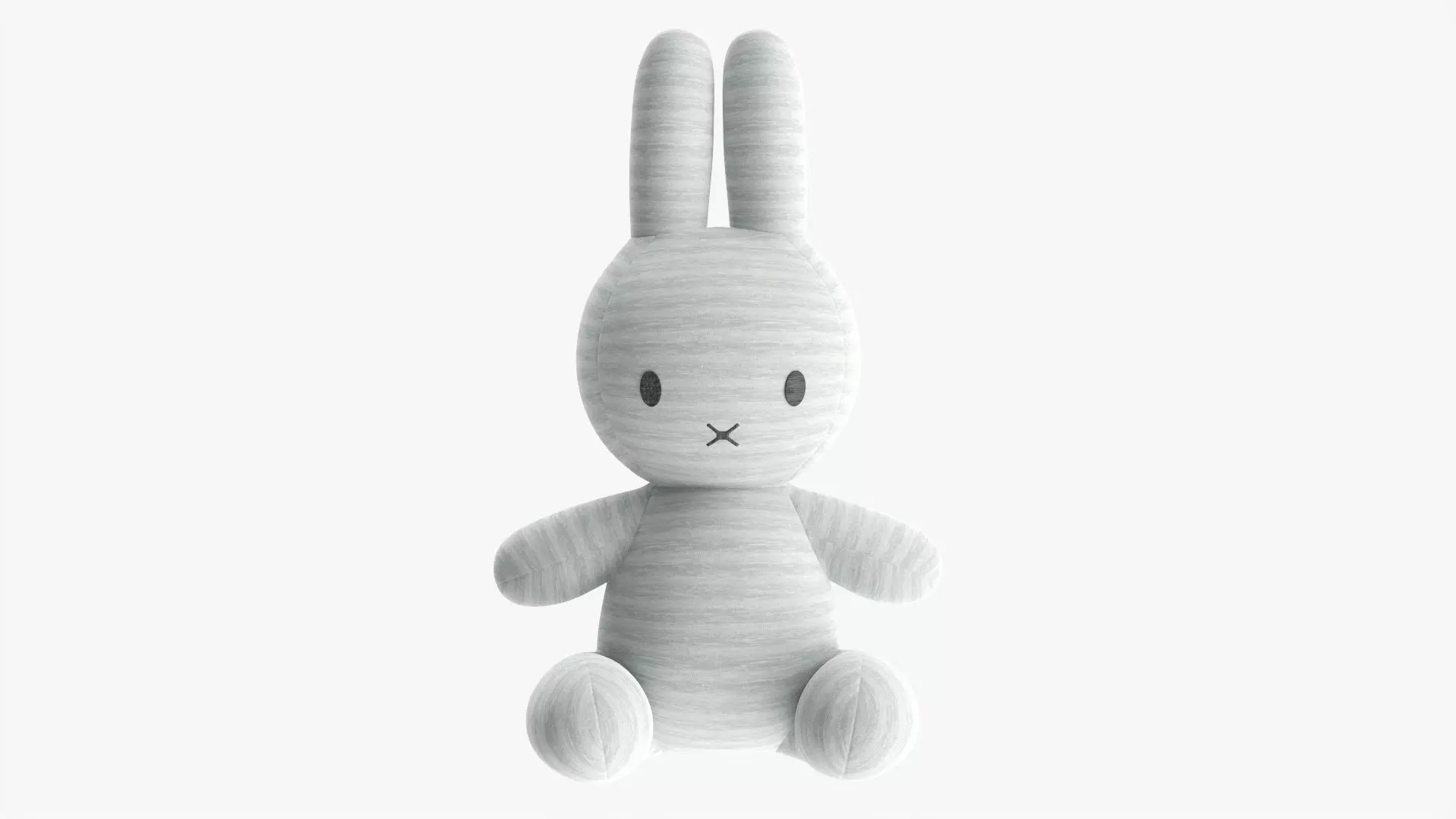 Rabbit soft toy 03 3D model_0