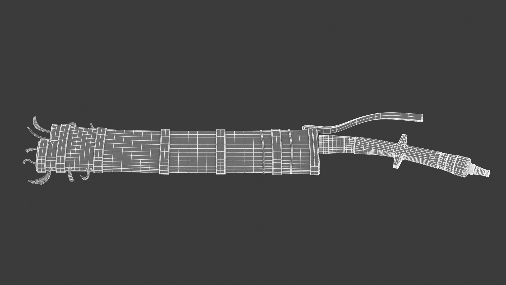 Pandat Sword Low-poly 3D model_13