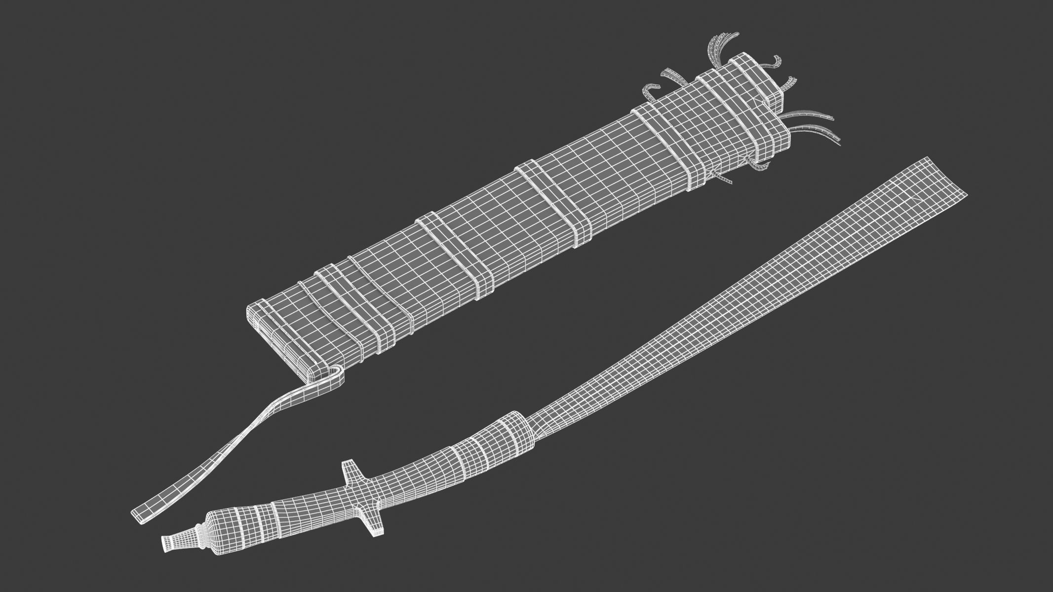 Pandat Sword Low-poly 3D model_12