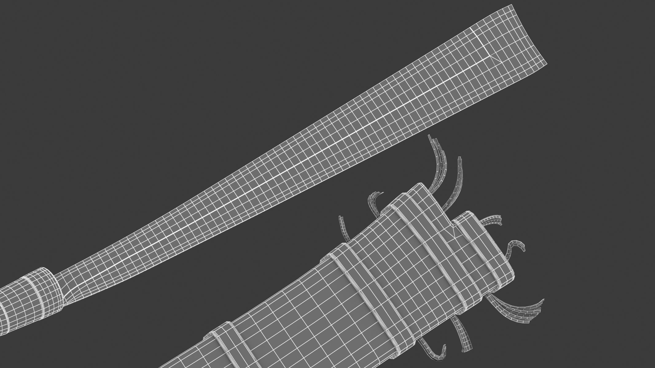 Pandat Sword Low-poly 3D model_19