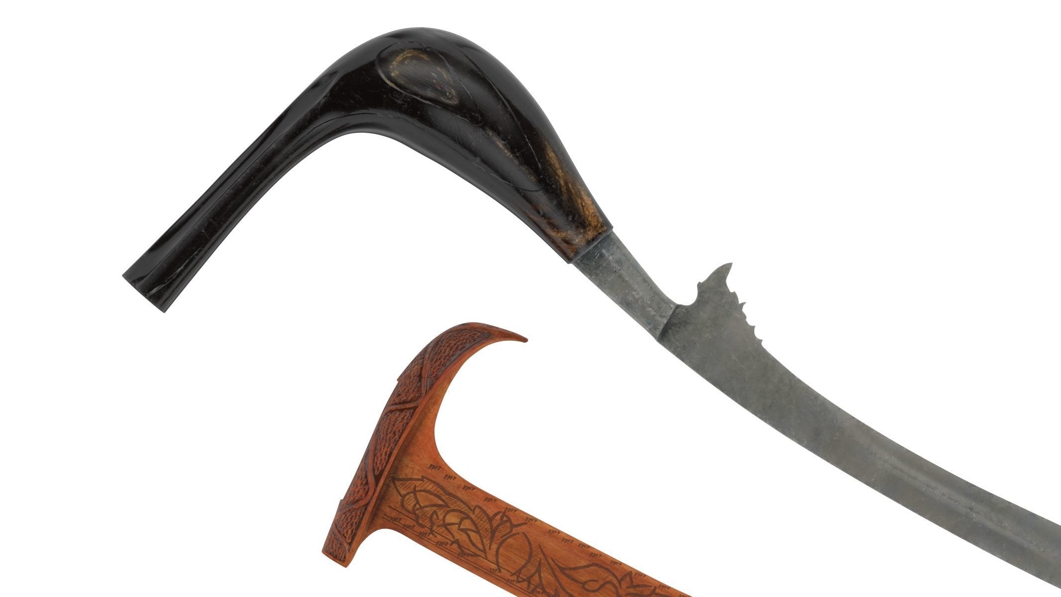 Rencong Dagger Low-poly 3D model_6