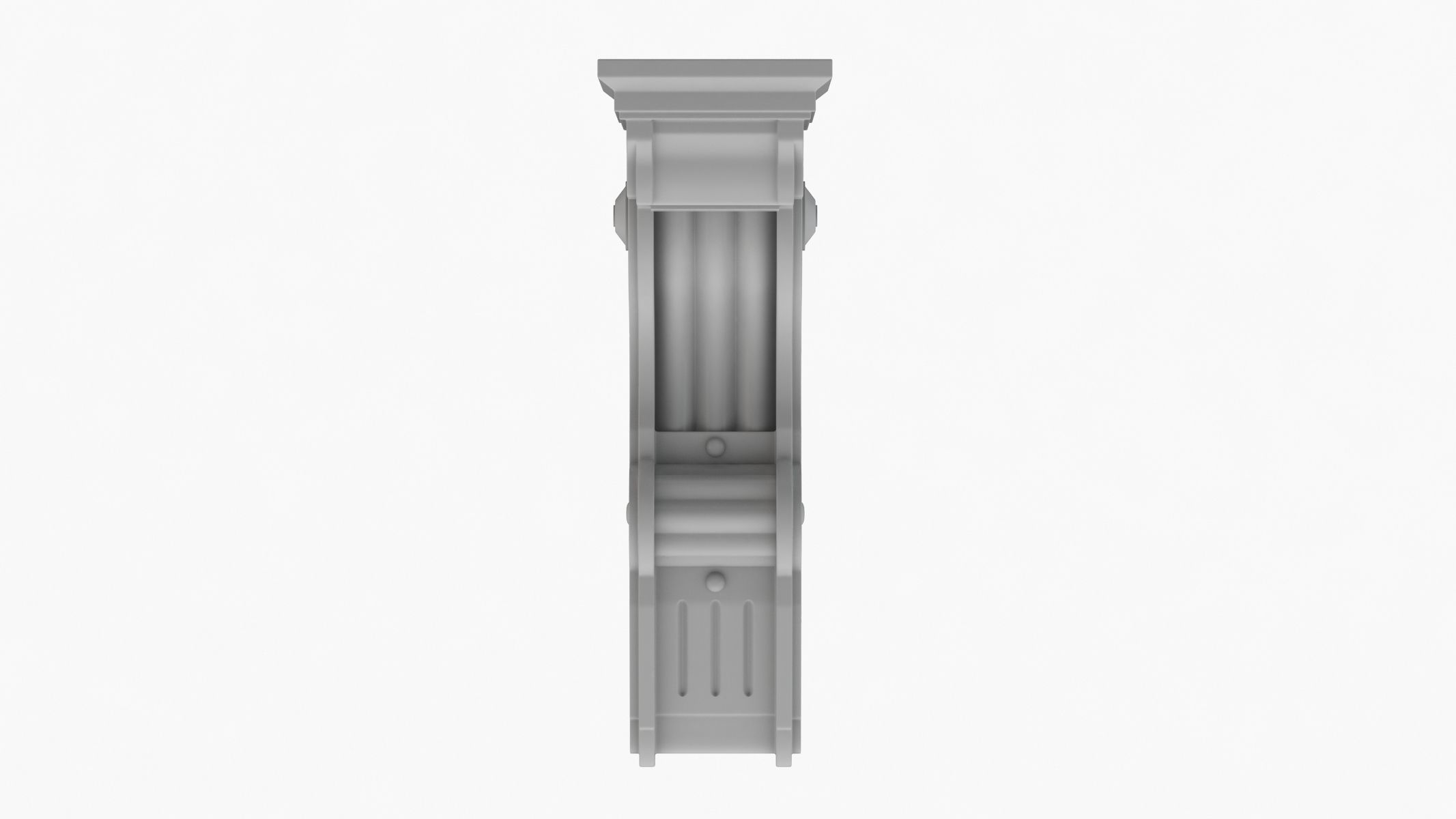Scroll Corbel 13 3D model_1