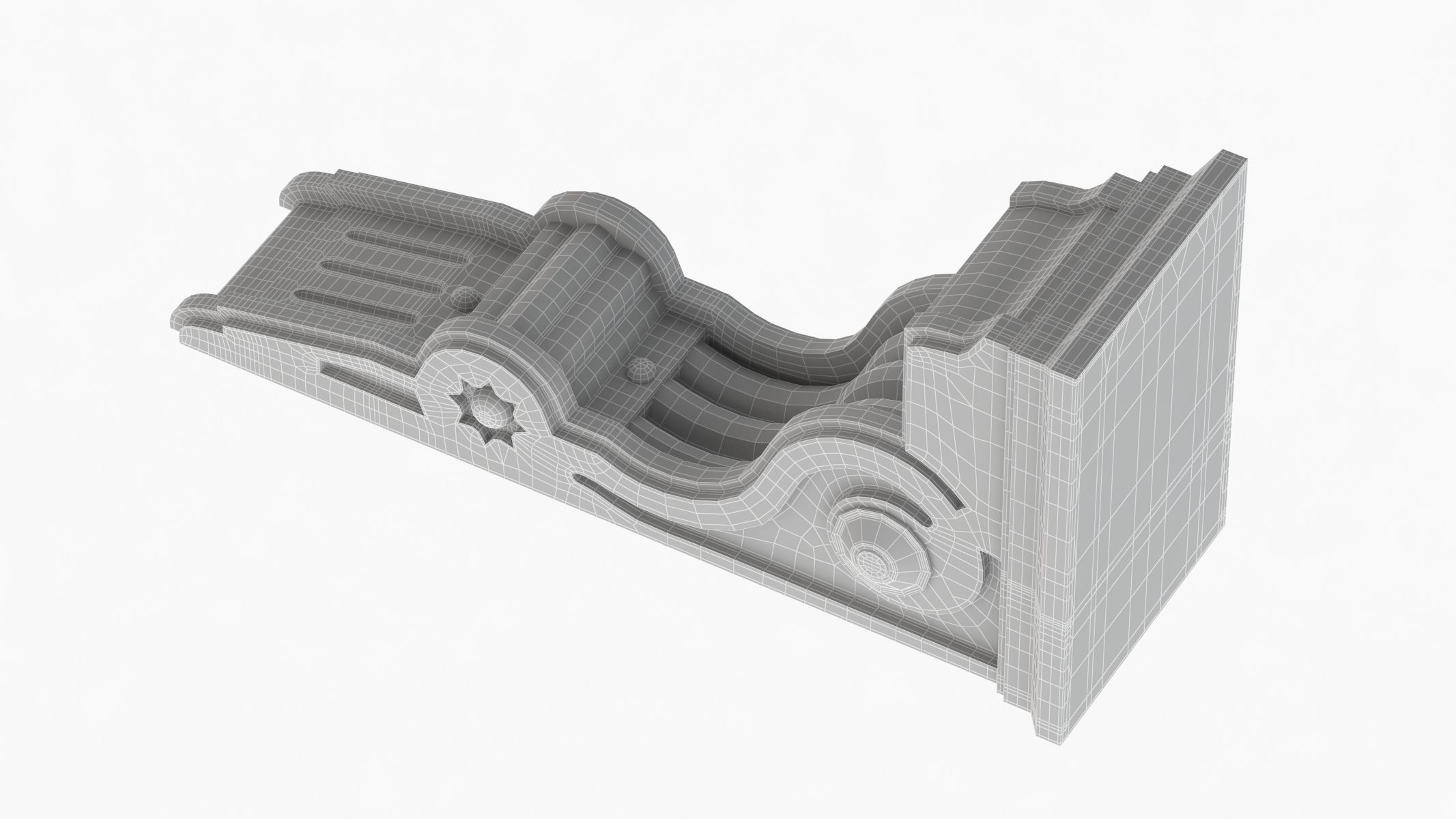 Scroll Corbel 13 3D model_9