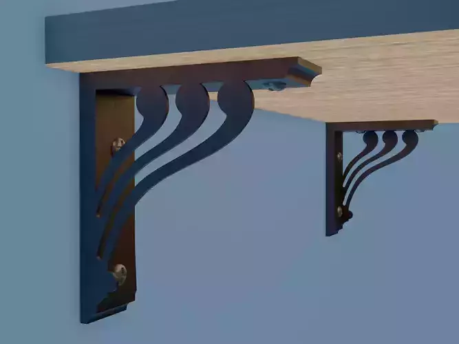 shelf bracket 9 3D print model