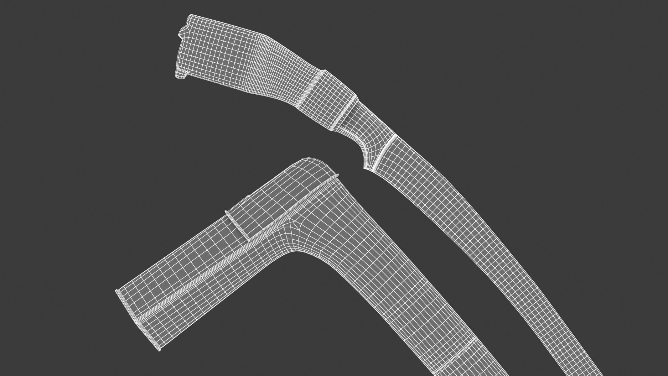 Sewar Dagger  Low-poly 3D model_16