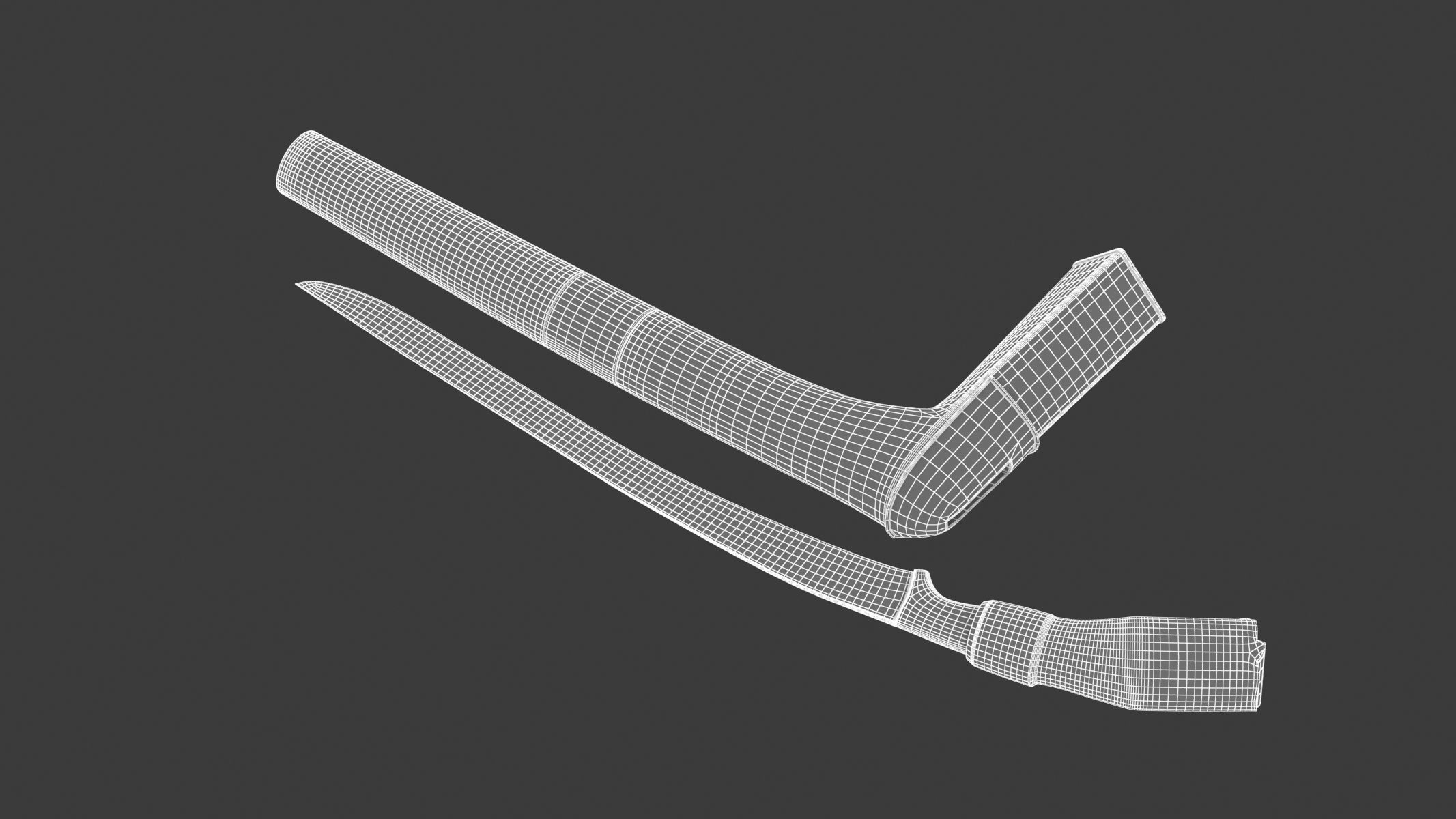 Sewar Dagger  Low-poly 3D model_11