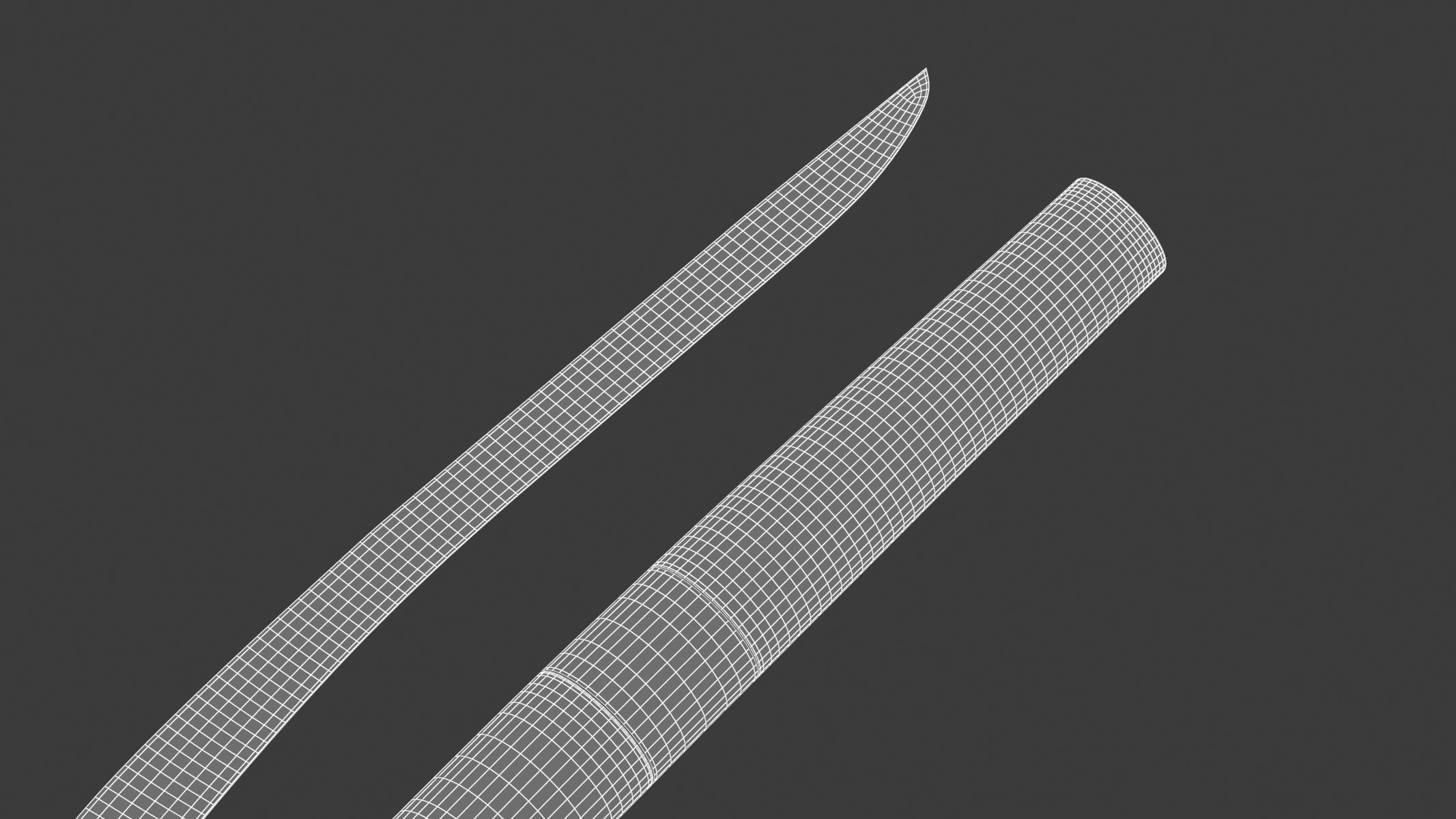 Sewar Dagger  Low-poly 3D model_19